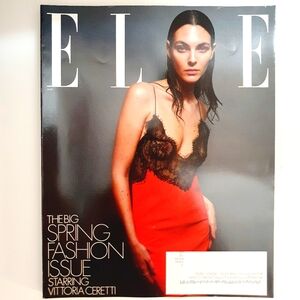 Elle Magazine March 2024 The Big Spring Fashion Issue Starting Vittoria Ceretti